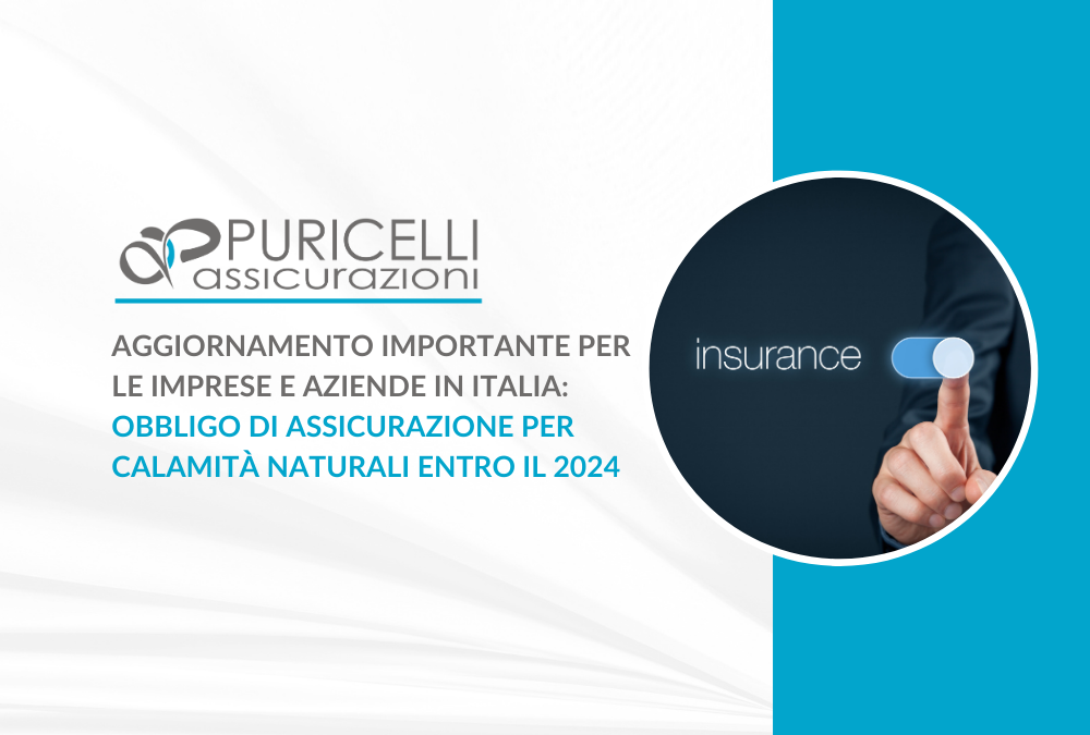 Obbligo di Assicurazione per Calamità Naturali entro il 2024